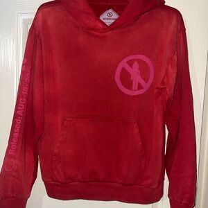 Travis Scott Days Before Rodeo Red 10 Yr Anniversary Hoodie Size M